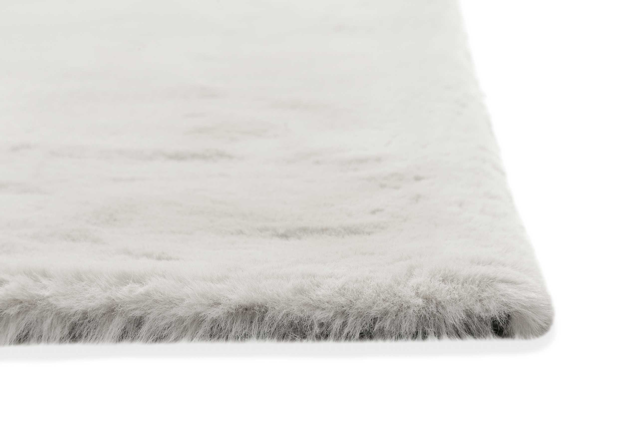 Kunstfell Teppich Beige Grau flauschig und weich "Anna" WECONhome Basics