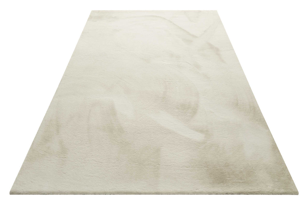 Kunstfell Teppich Creme Beige flauschig und weich "Anna" WECONhome Basics