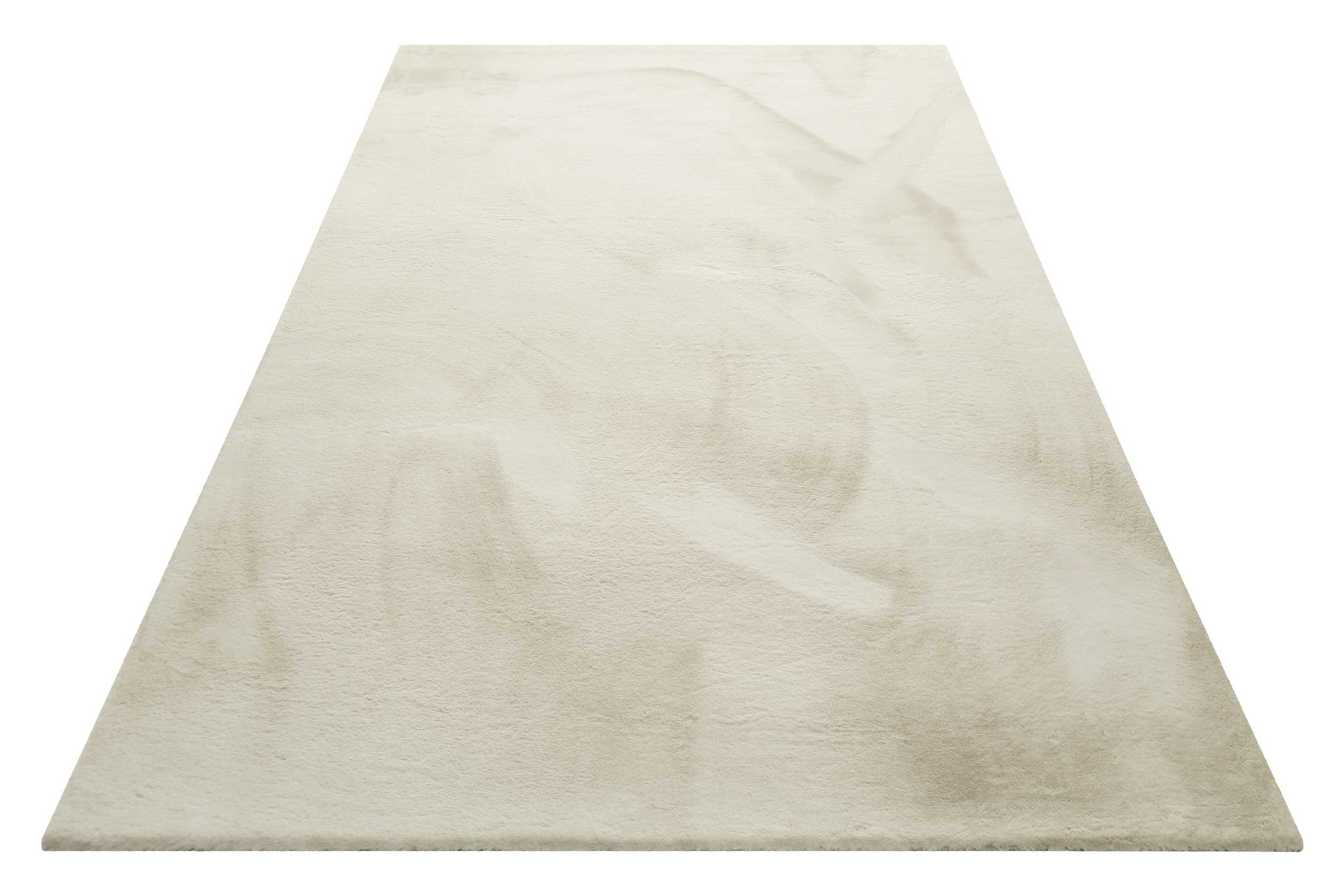 Kunstfell Teppich Creme Beige flauschig und weich "Anna" WECONhome Basics