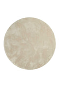Teppich Rund Beige Hochflor "Emilia" WECONhome Basics