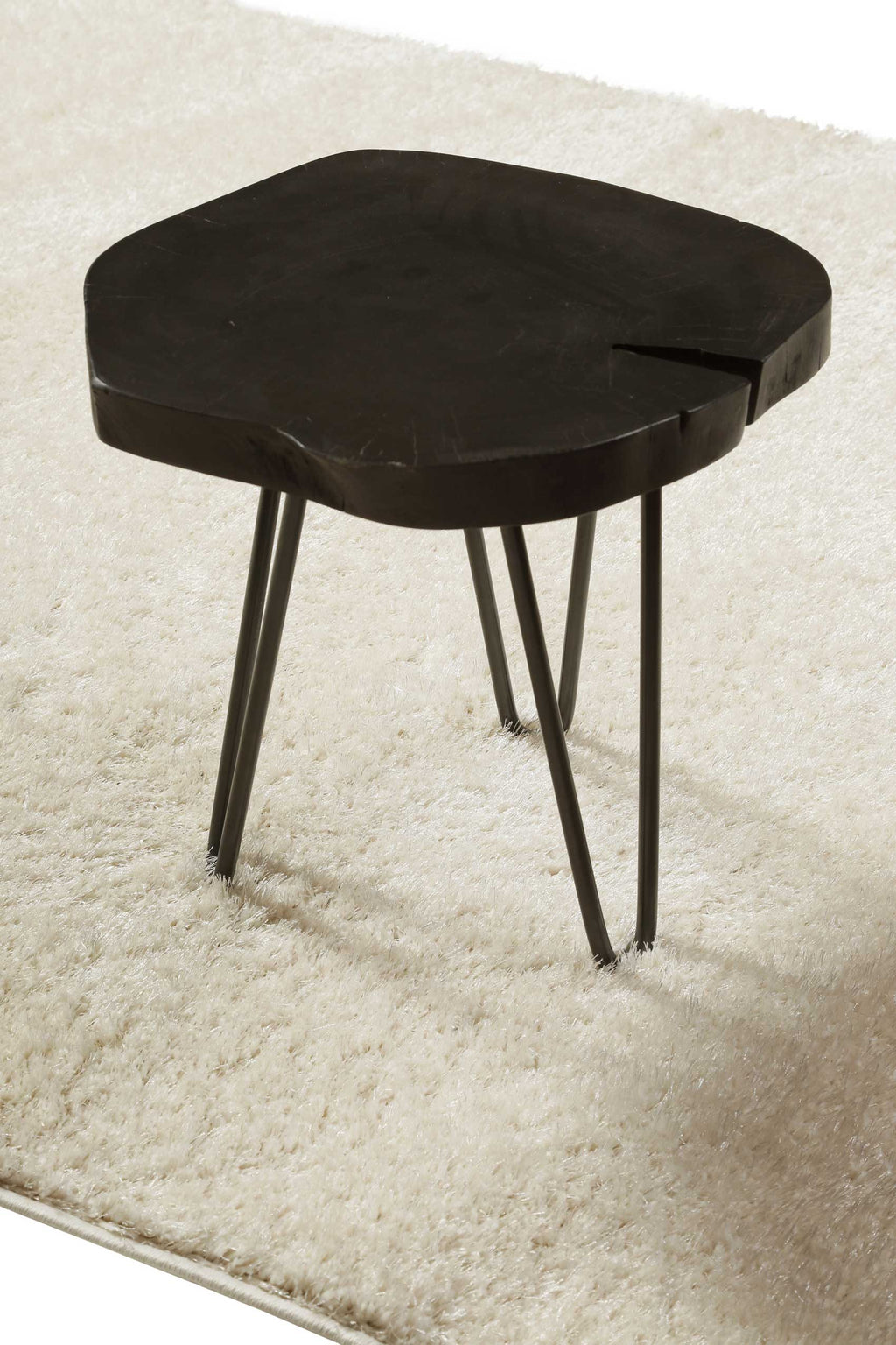 Teppich Creme Weiß Hochflor "Fanny" WECONhome Basics