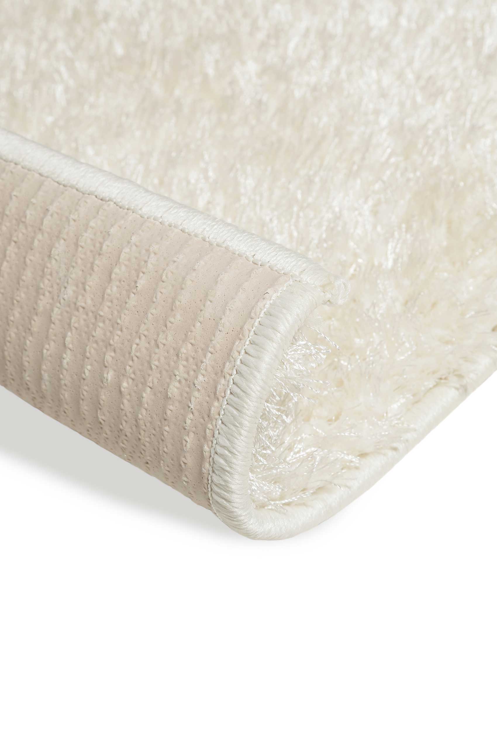 Teppich Creme Weiß Hochflor "Fanny" WECONhome Basics