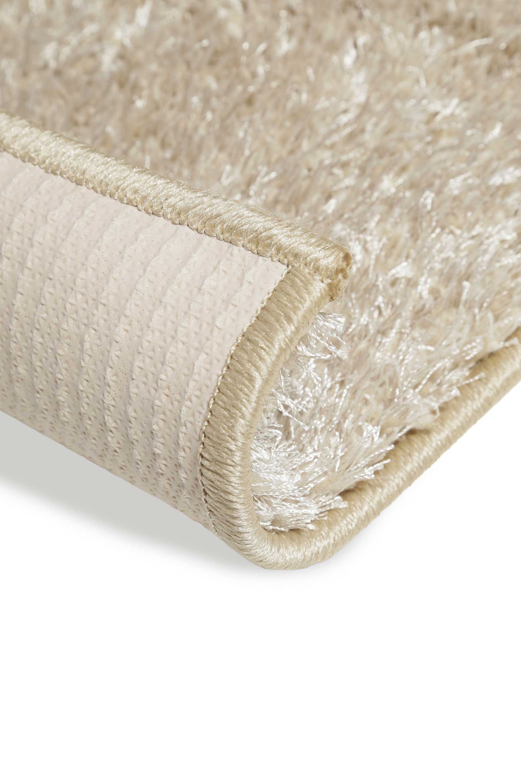 Teppich Beige Sand Hochflor "Fanny" WECONhome Basics