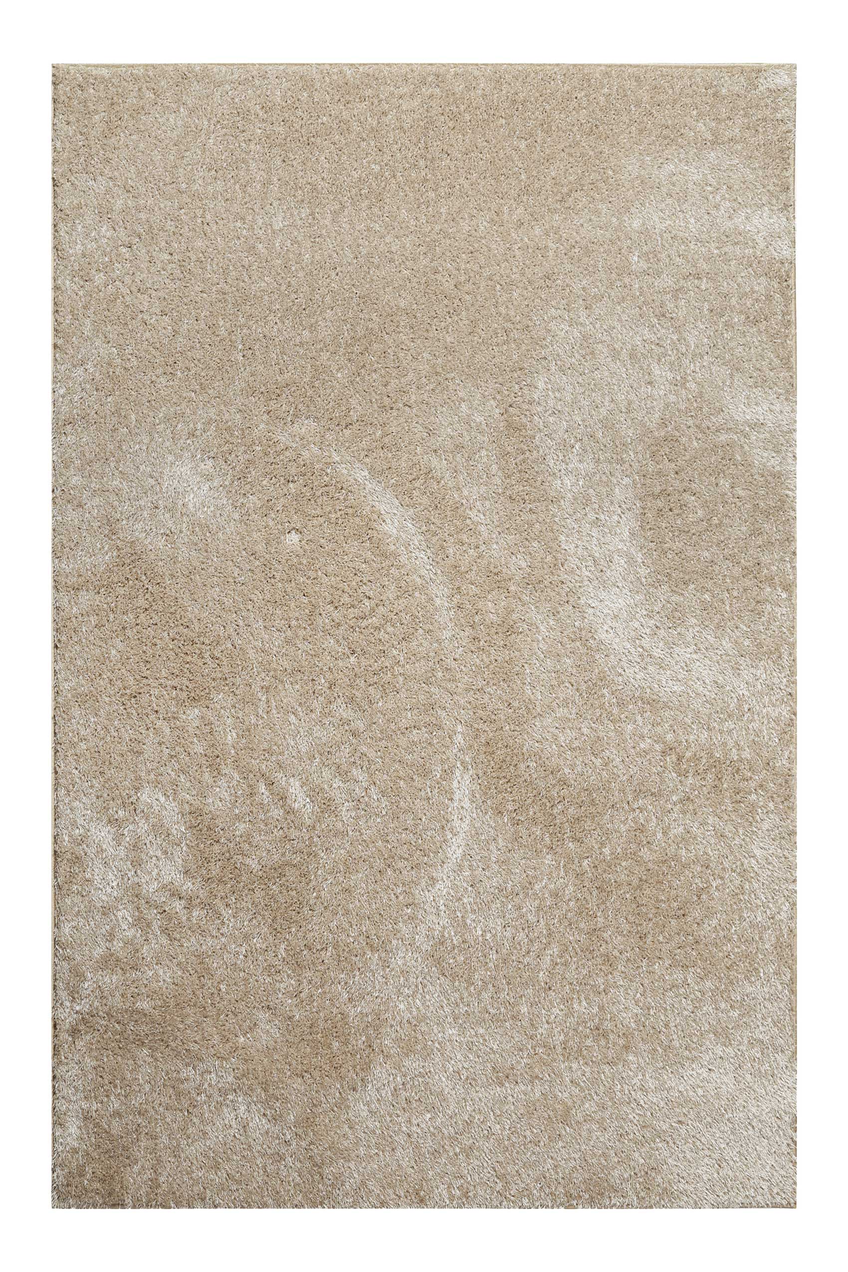 Teppich Beige Sand Hochflor "Fanny" WECONhome Basics