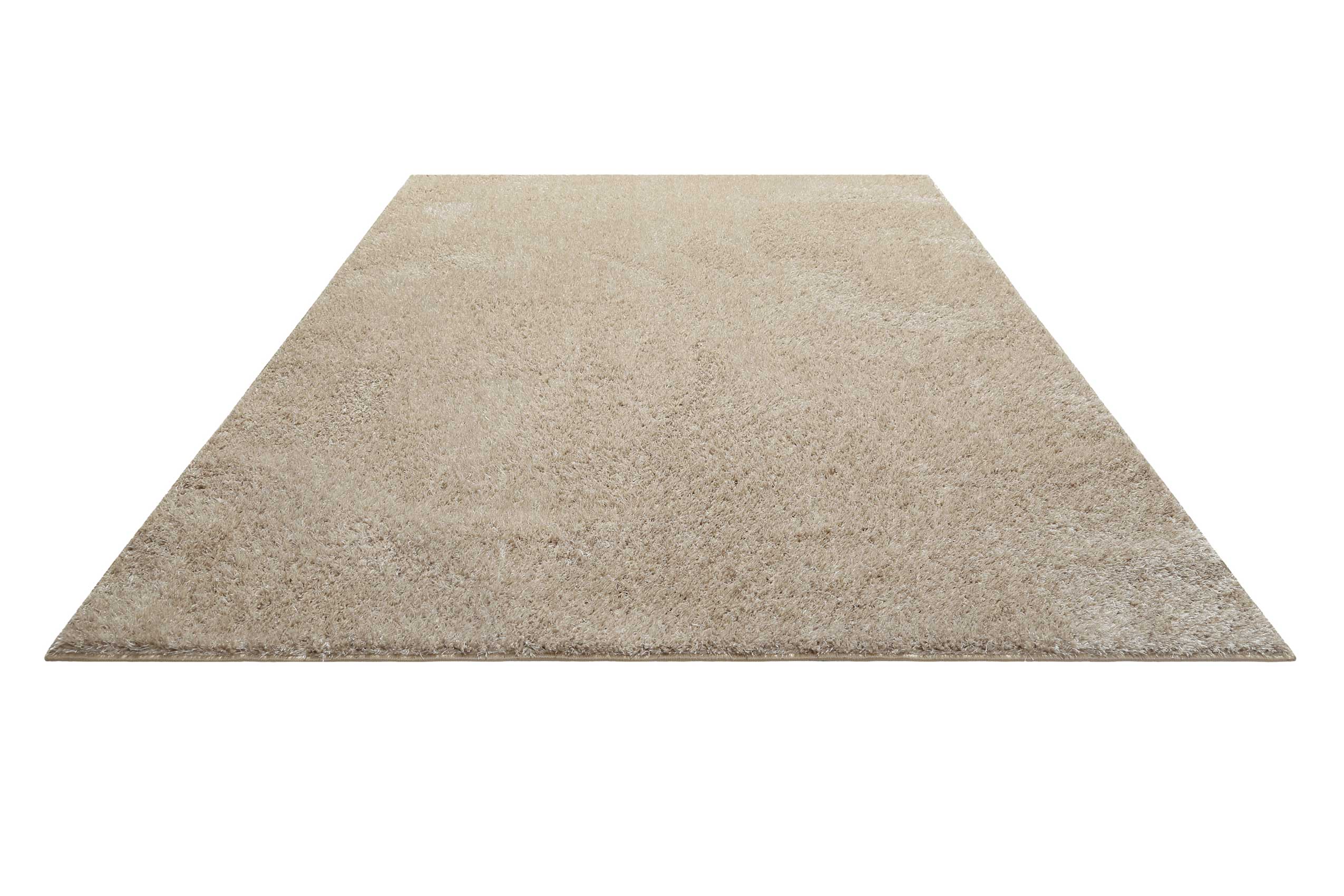 Teppich Beige Sand Hochflor "Fanny" WECONhome Basics