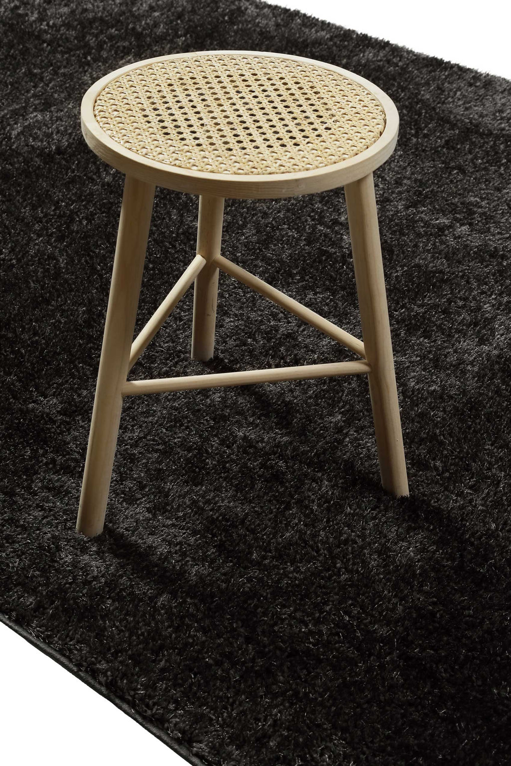 Teppich Anthrazit Hochflor "Fanny" WECONhome Basics