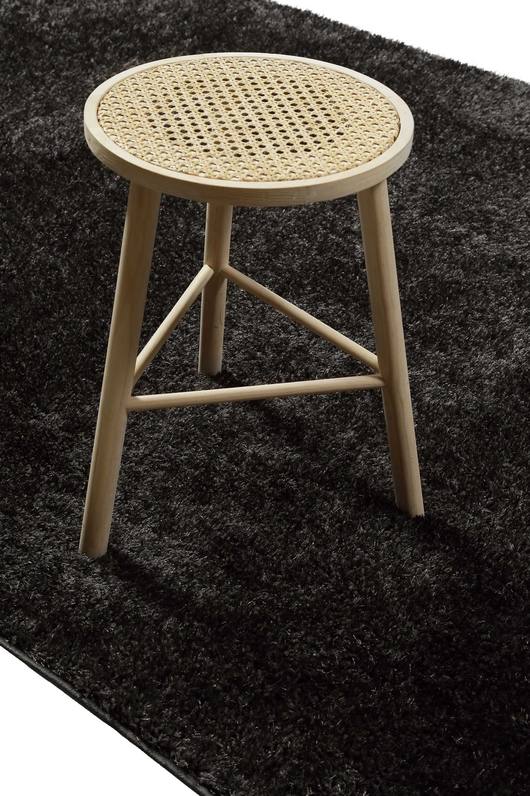 Teppich Anthrazit Hochflor "Fanny" WECONhome Basics