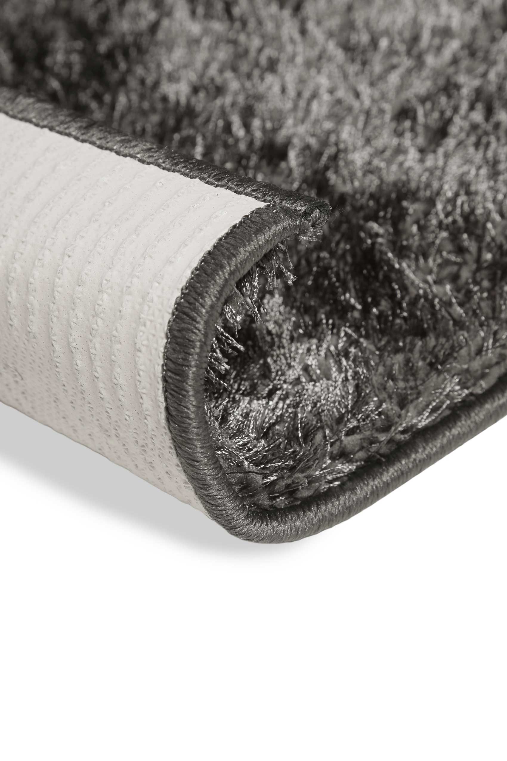Teppich Anthrazit Hochflor "Fanny" WECONhome Basics