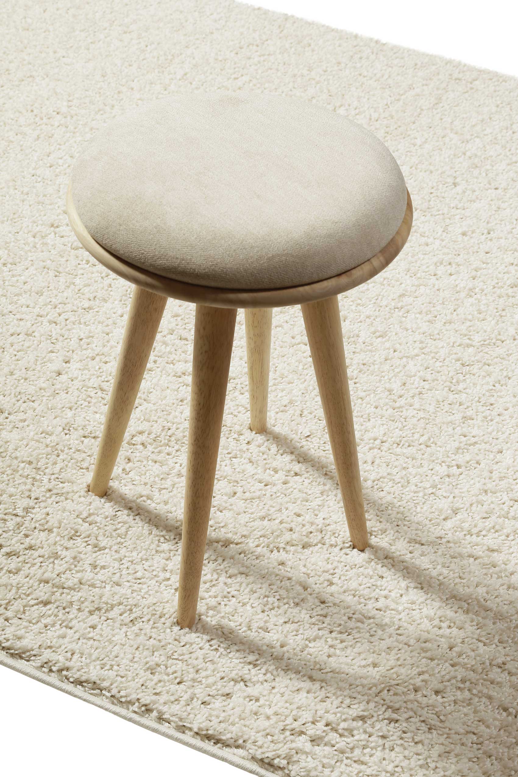 Teppich Creme Weiß Hochflor "Greta" WECONhome Basics