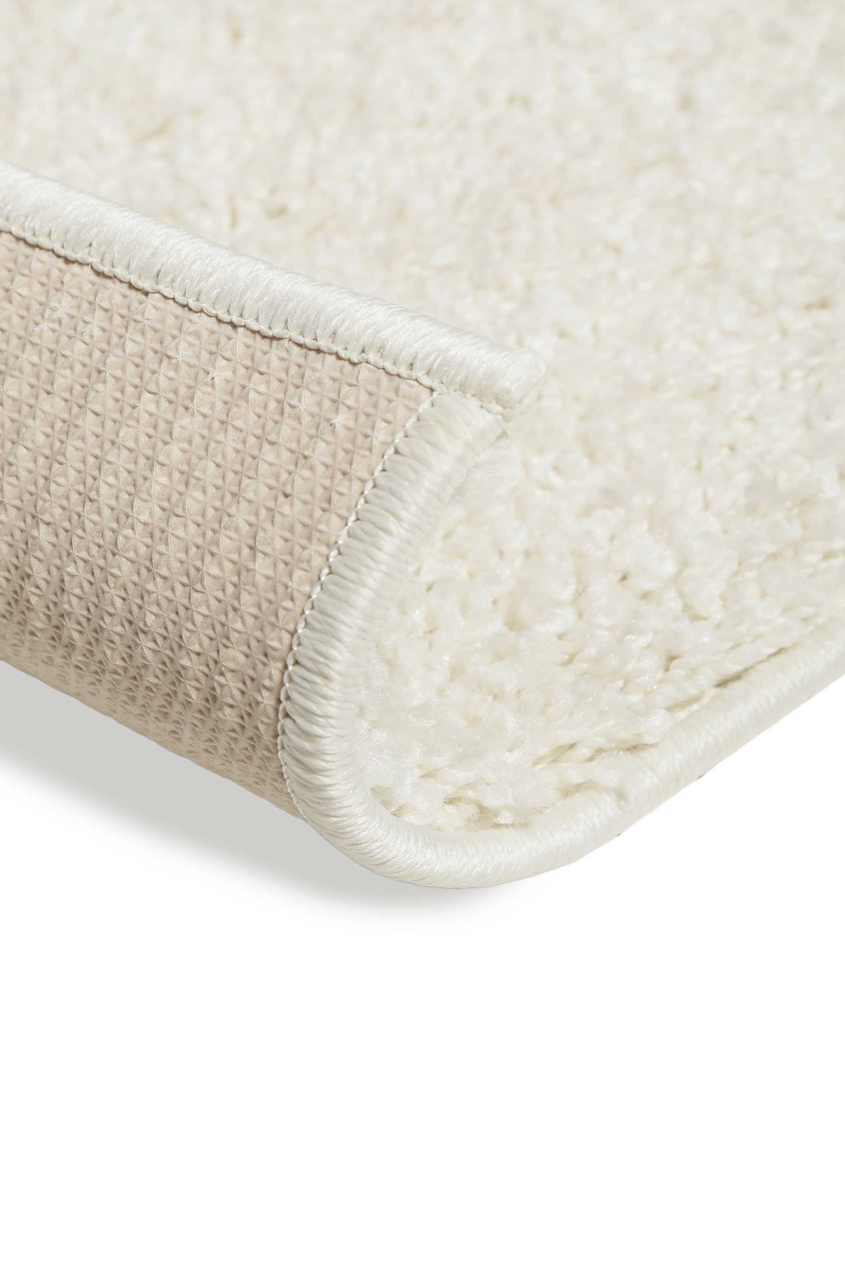 Teppich Creme Weiß Hochflor "Greta" WECONhome Basics