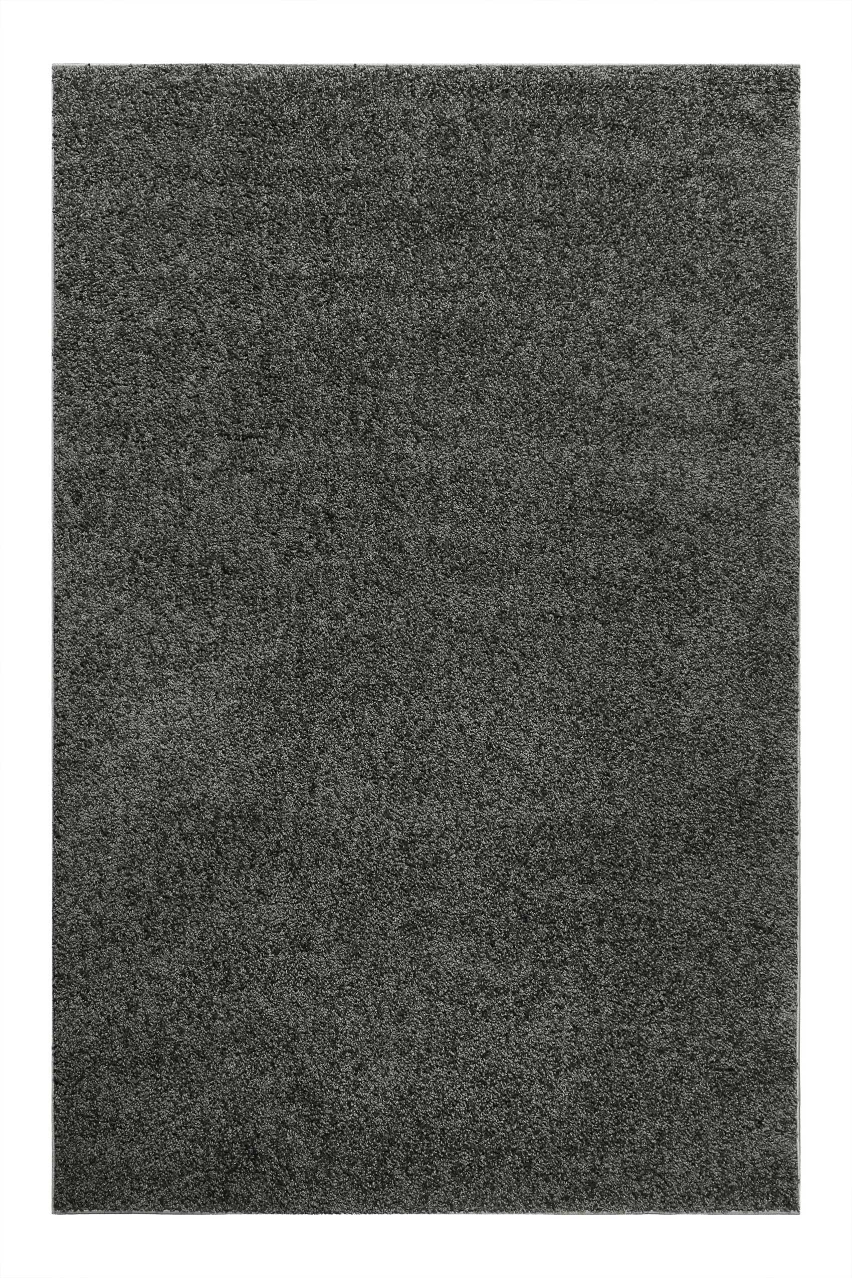 Teppich Anthrazit Hochflor "Greta" WECONhome Basics