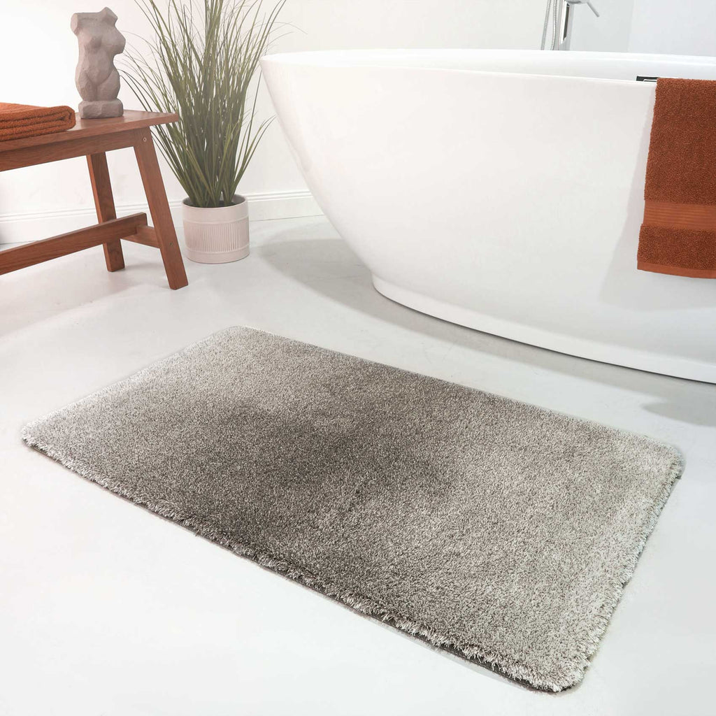 Badteppich Taupe meliert "Luuk" WECONhome Basics