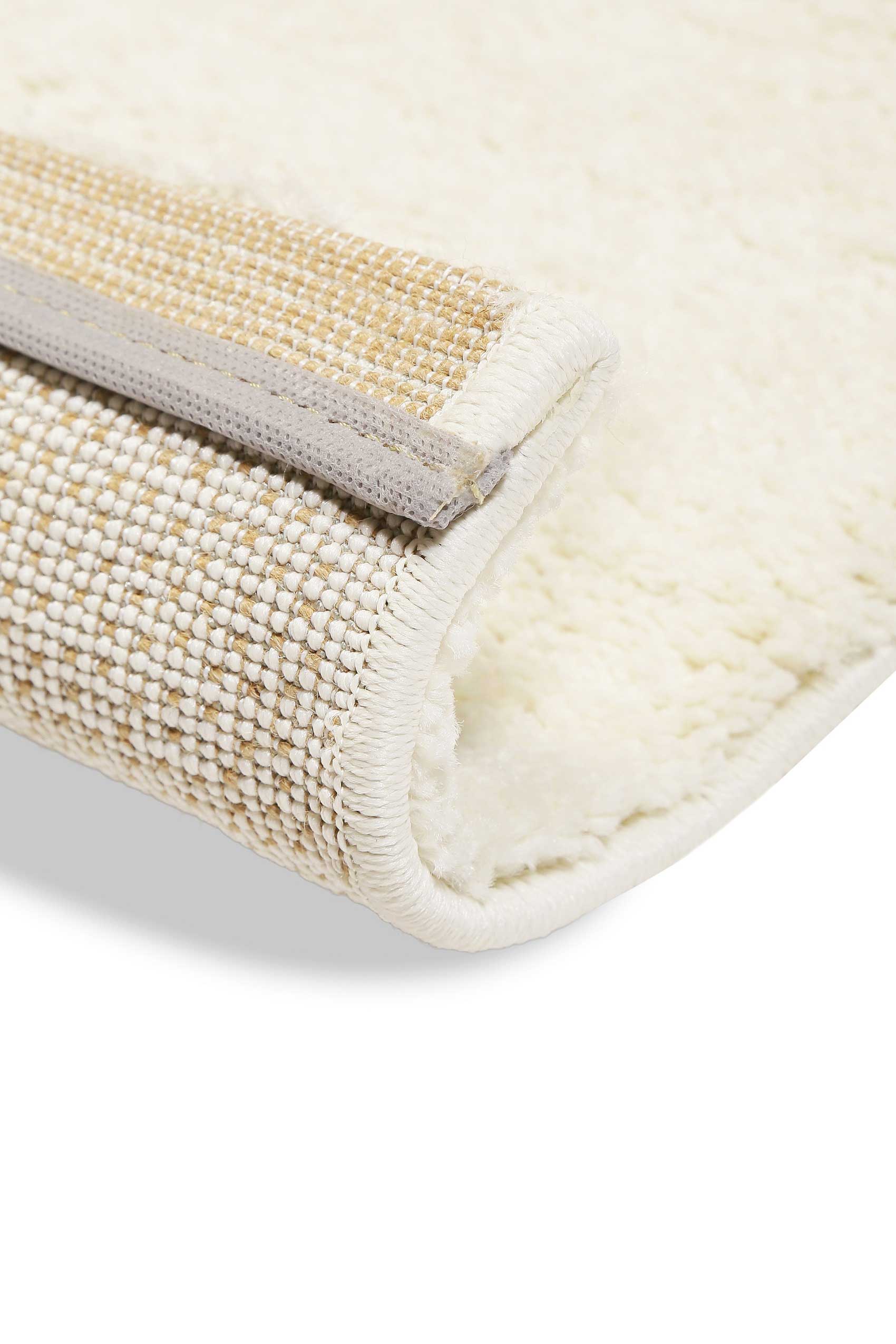 Teppich Creme Weiß Kurzflor "Tilda" WECONhome Basics