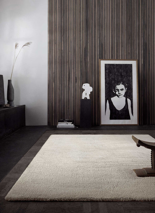 Vanessa Teppich beige Kurzflor rechteckig im Wohnzimmer