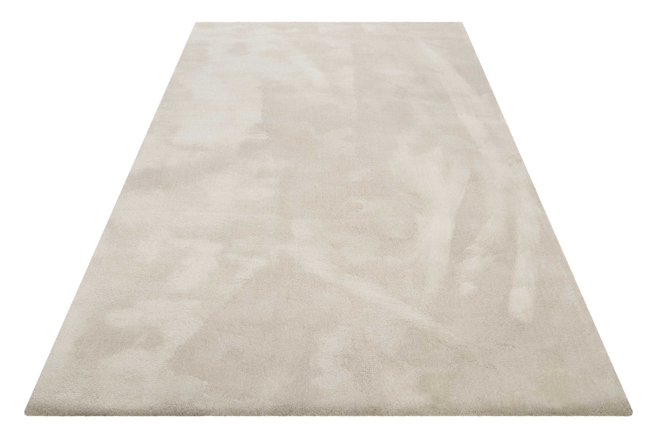 Vanessa Teppich beige Kurzflor rechteckig Perspektive