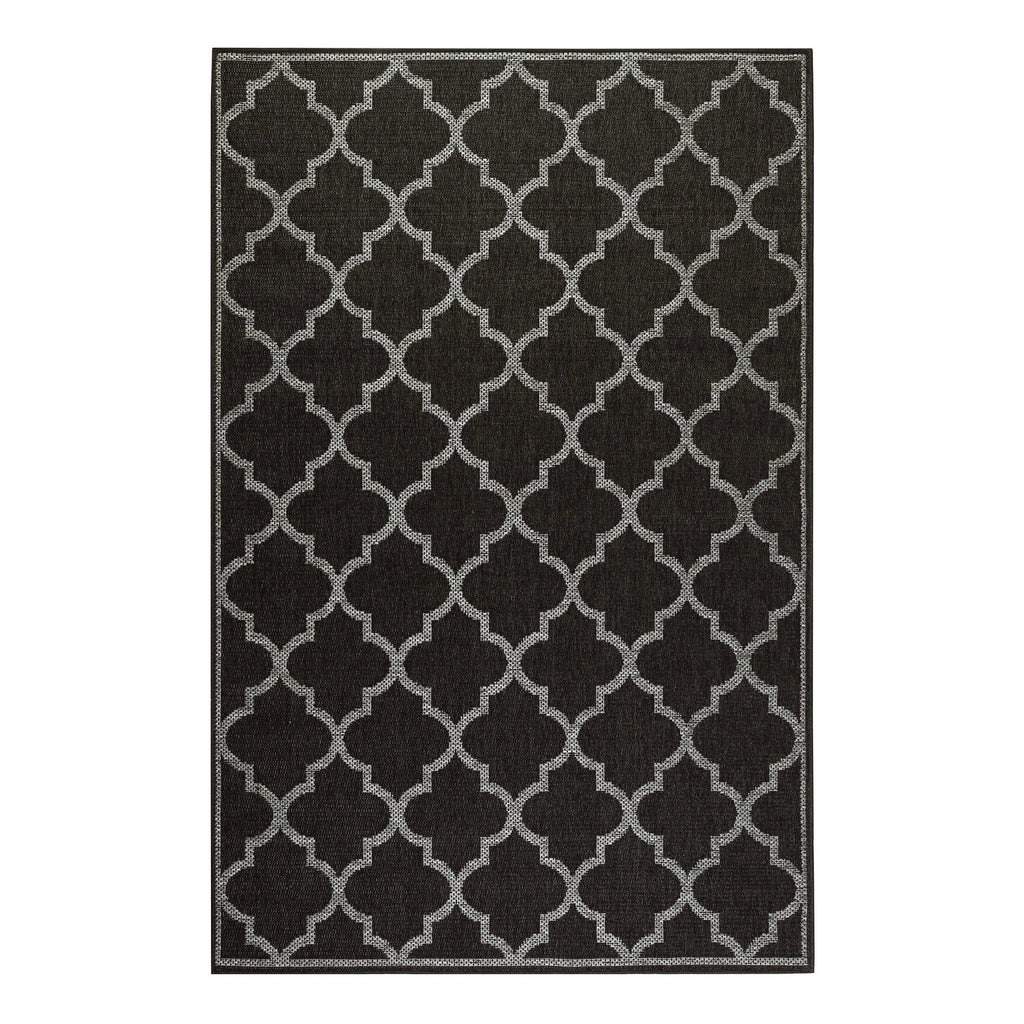 Outdoor Teppich Anthrazit Grau "Gleamy" WECONhome