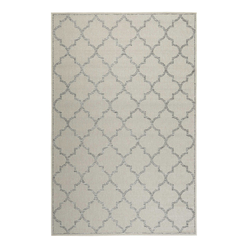 Outdoor Teppich Beige Grau "Gleamy" WECONhome