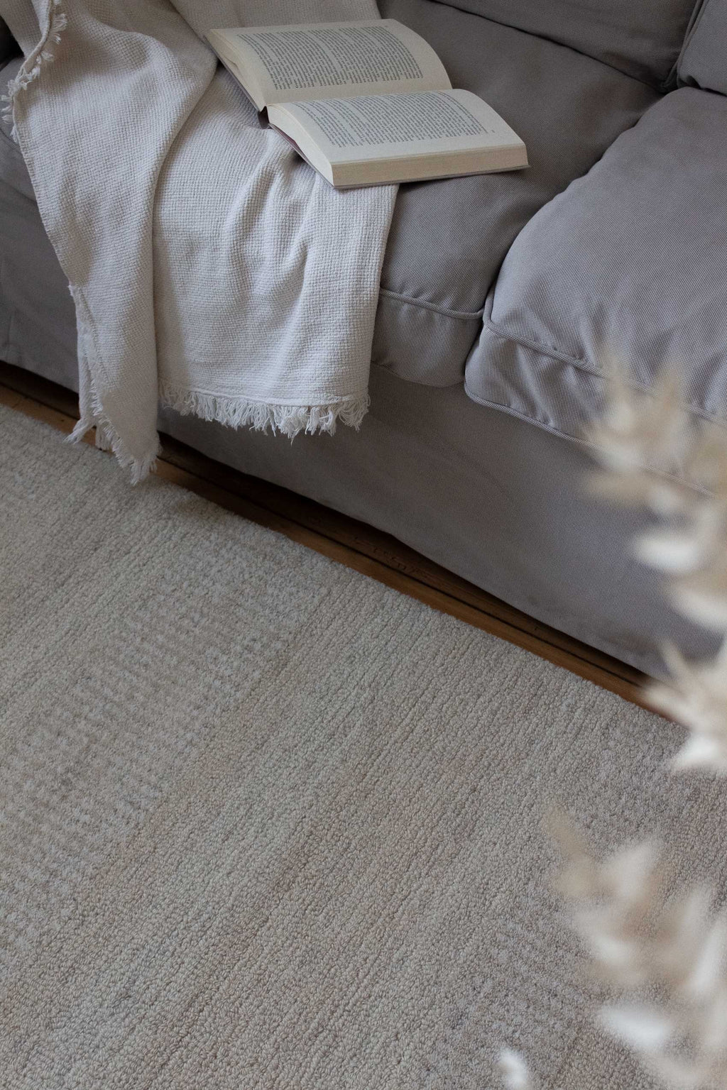Teppich Beige aus Naturfaser "Gustav" WECONhome