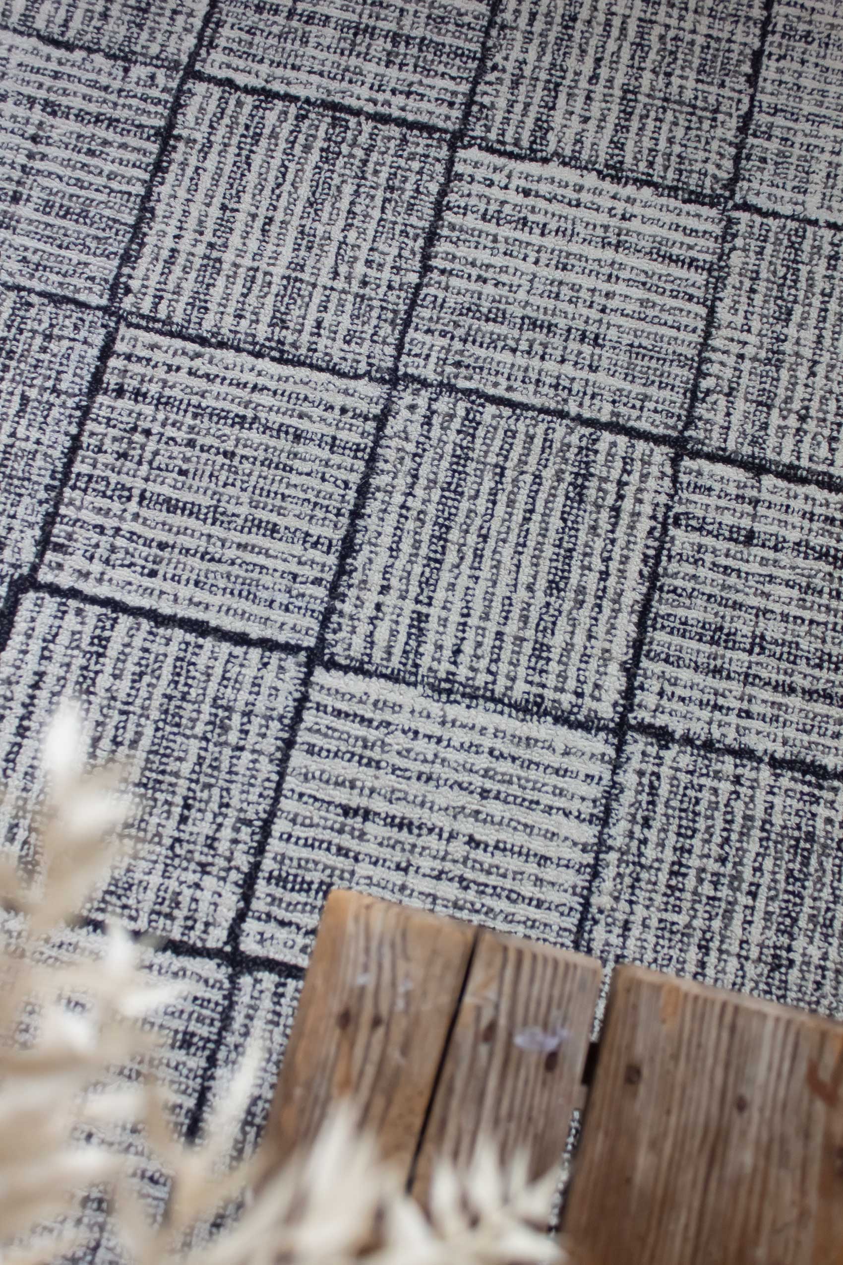 Teppich Hellgrau aus Naturfaser "Lasse" WECONhome