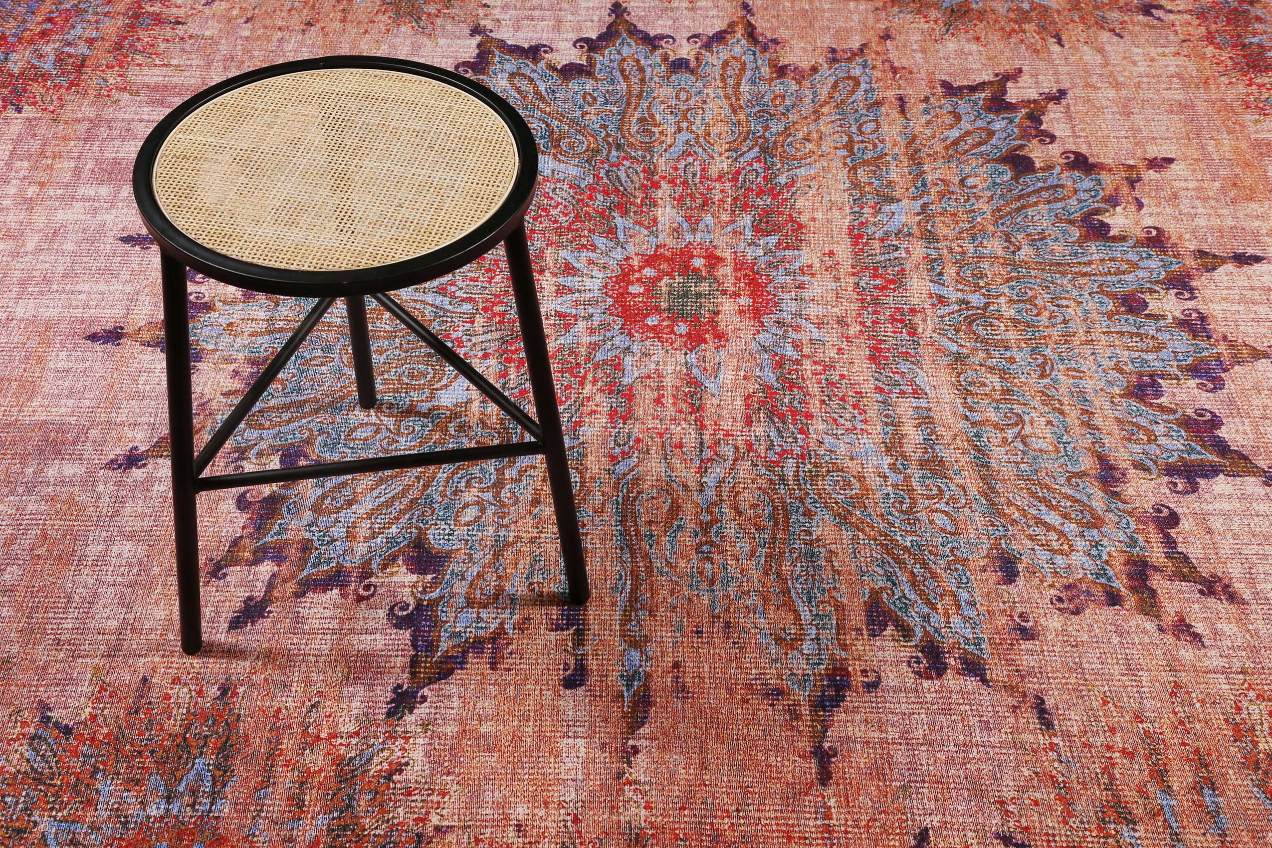 Teppich Rot Vintage "Rooftop" WECONhome