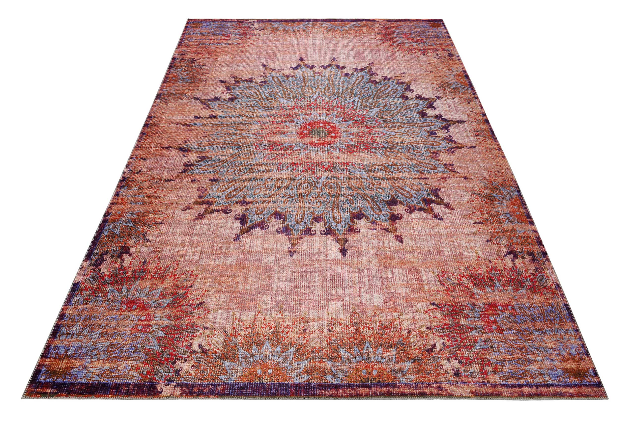 Teppich Rot Vintage "Rooftop" WECONhome
