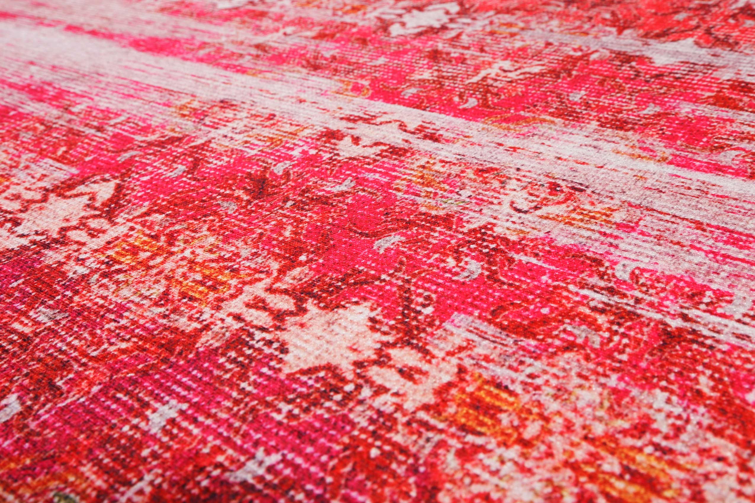 Badteppich Rot Orange Vintage "Sydney" WECONhome