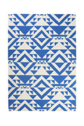 Kelim Teppich Blau Creme Weiß aus Wolle "Blue Mellow" Accessorize