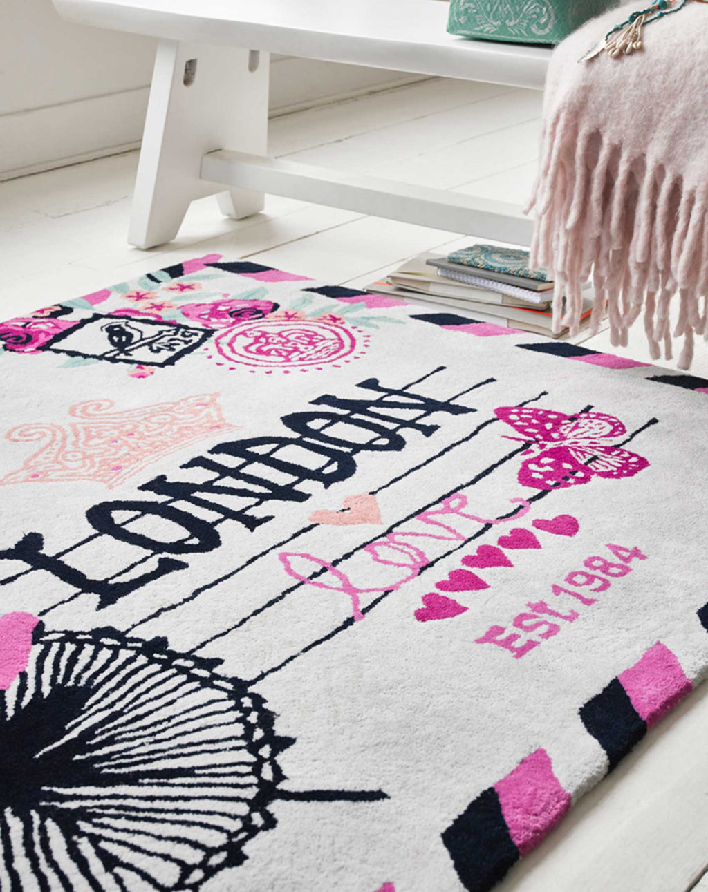 Teppich Bunt aus Wolle "Metropolis" Accessorize