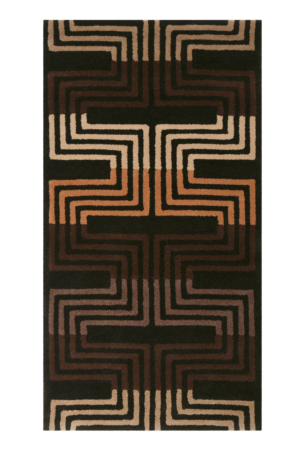Esprit Wollteppich Braun "Matrix"