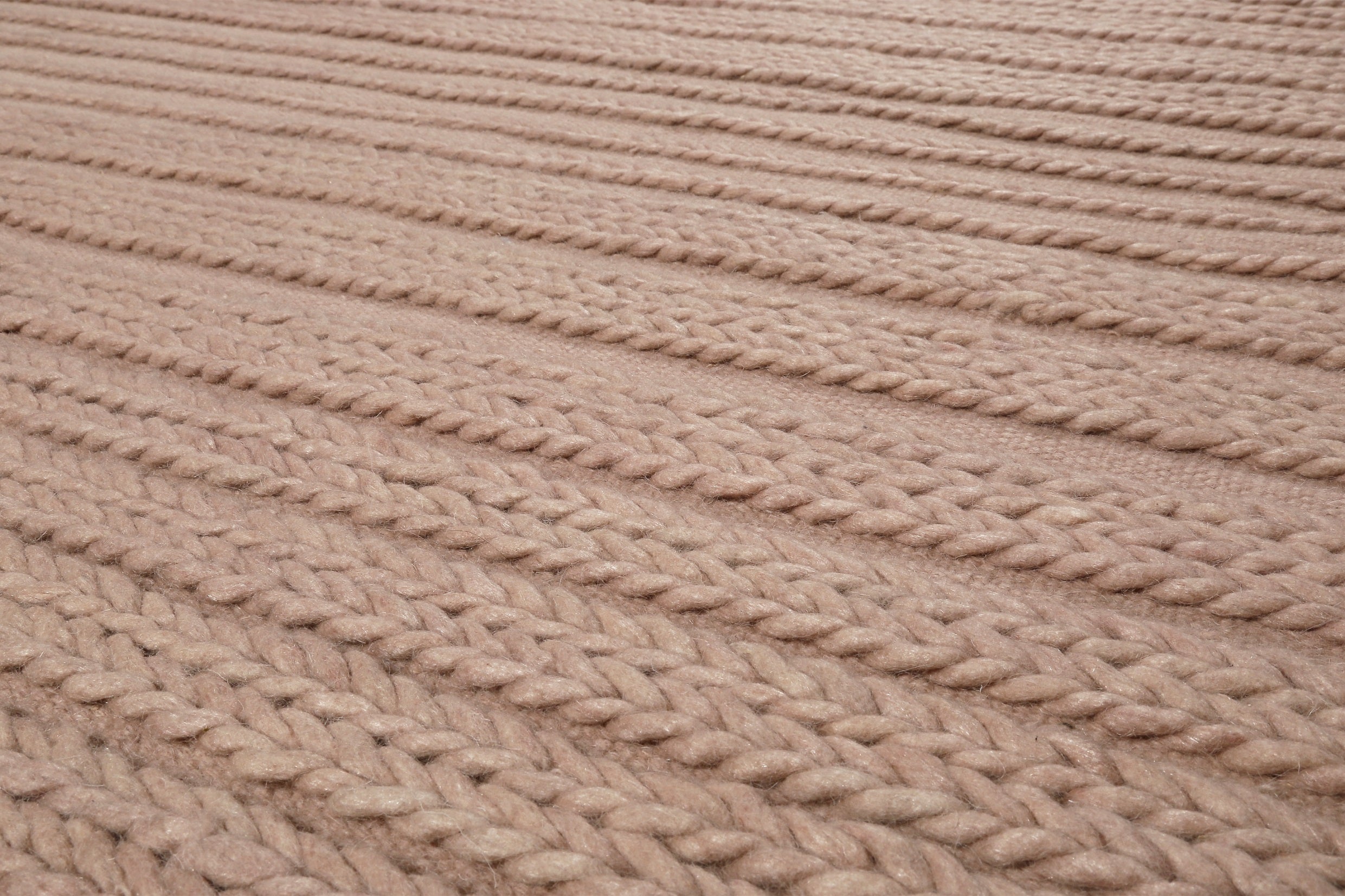Esprit Kelim Teppich Rosa aus Wolle "Aurelia"