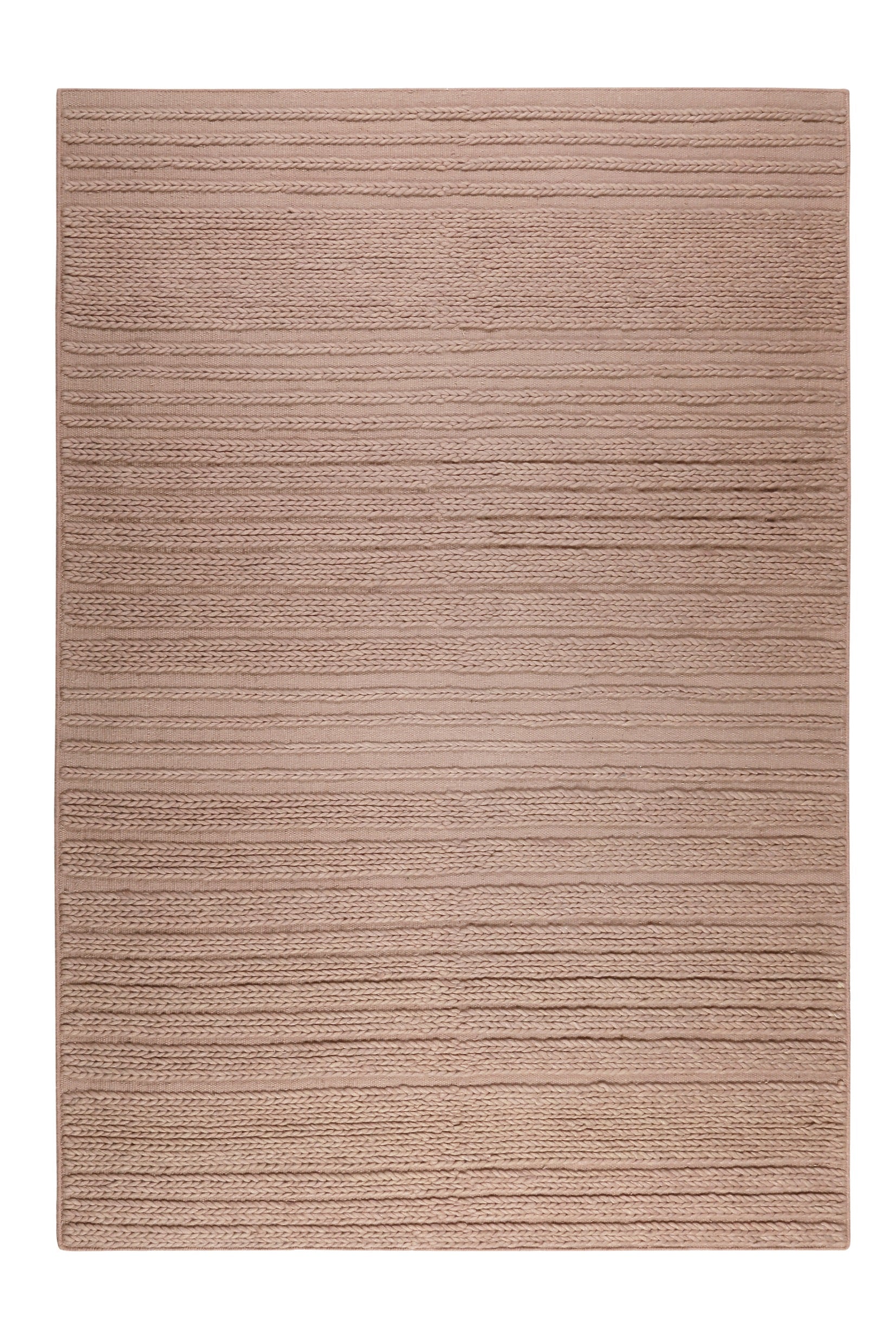 Esprit Kelim Teppich Rosa aus Wolle "Aurelia"