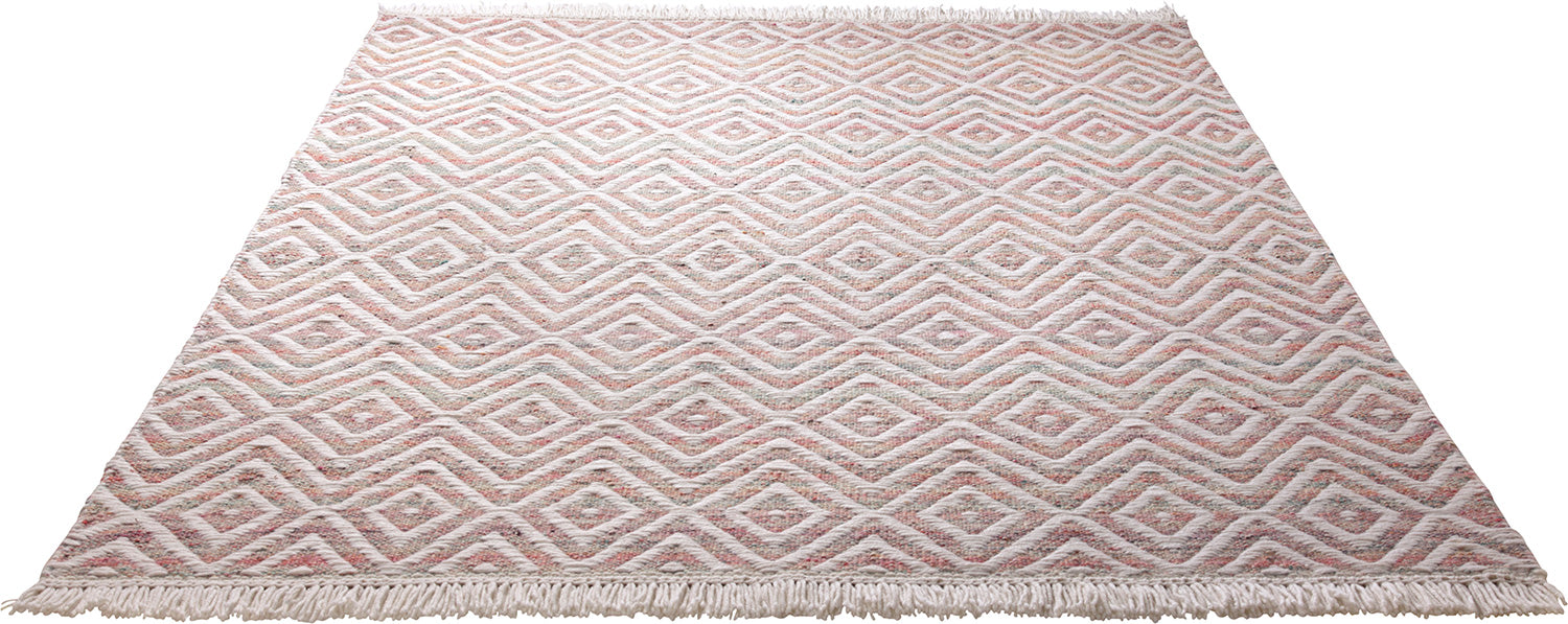 Esprit Kelim Teppich rot "Vector"