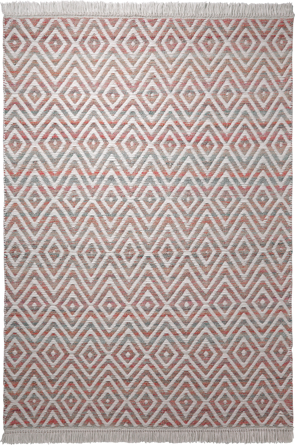Esprit Kelim Teppich rot "Vector"