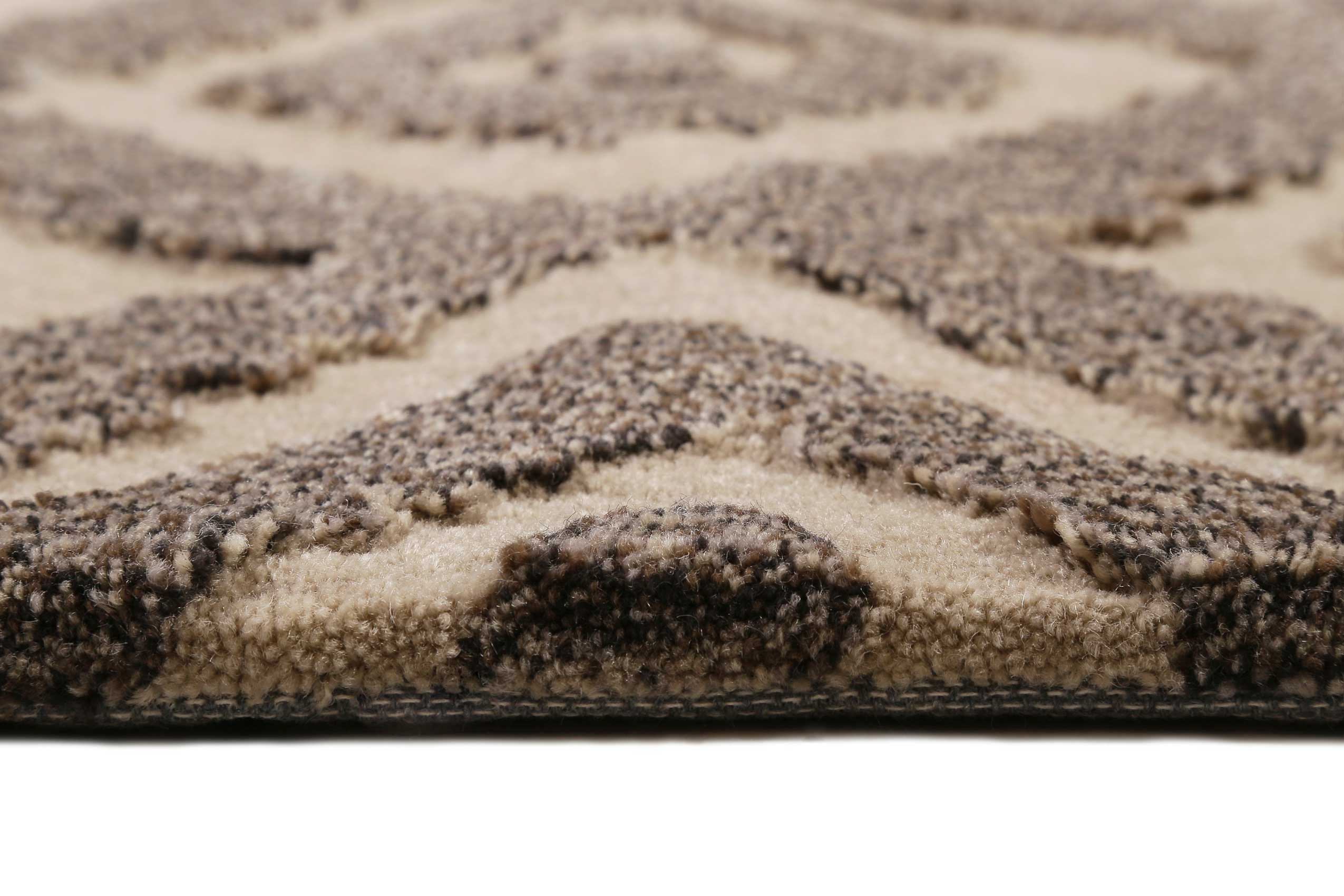 Esprit Teppich Taupe Braun aus Wolle "Africa Ethnic"