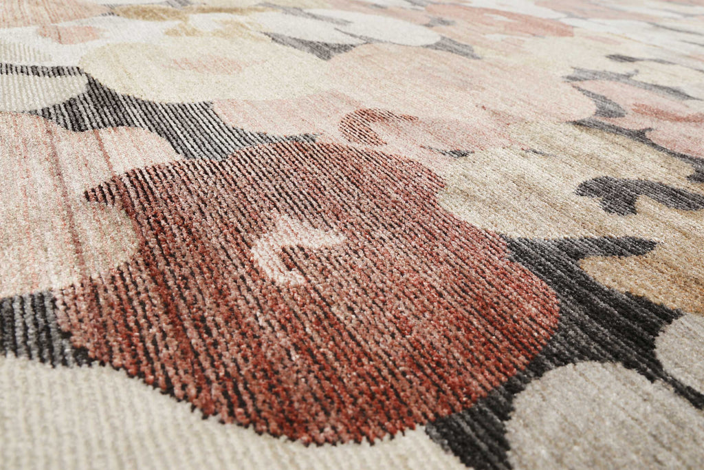 Esprit Teppich Rot Terracotta Sand Beige Grau "Agneta"