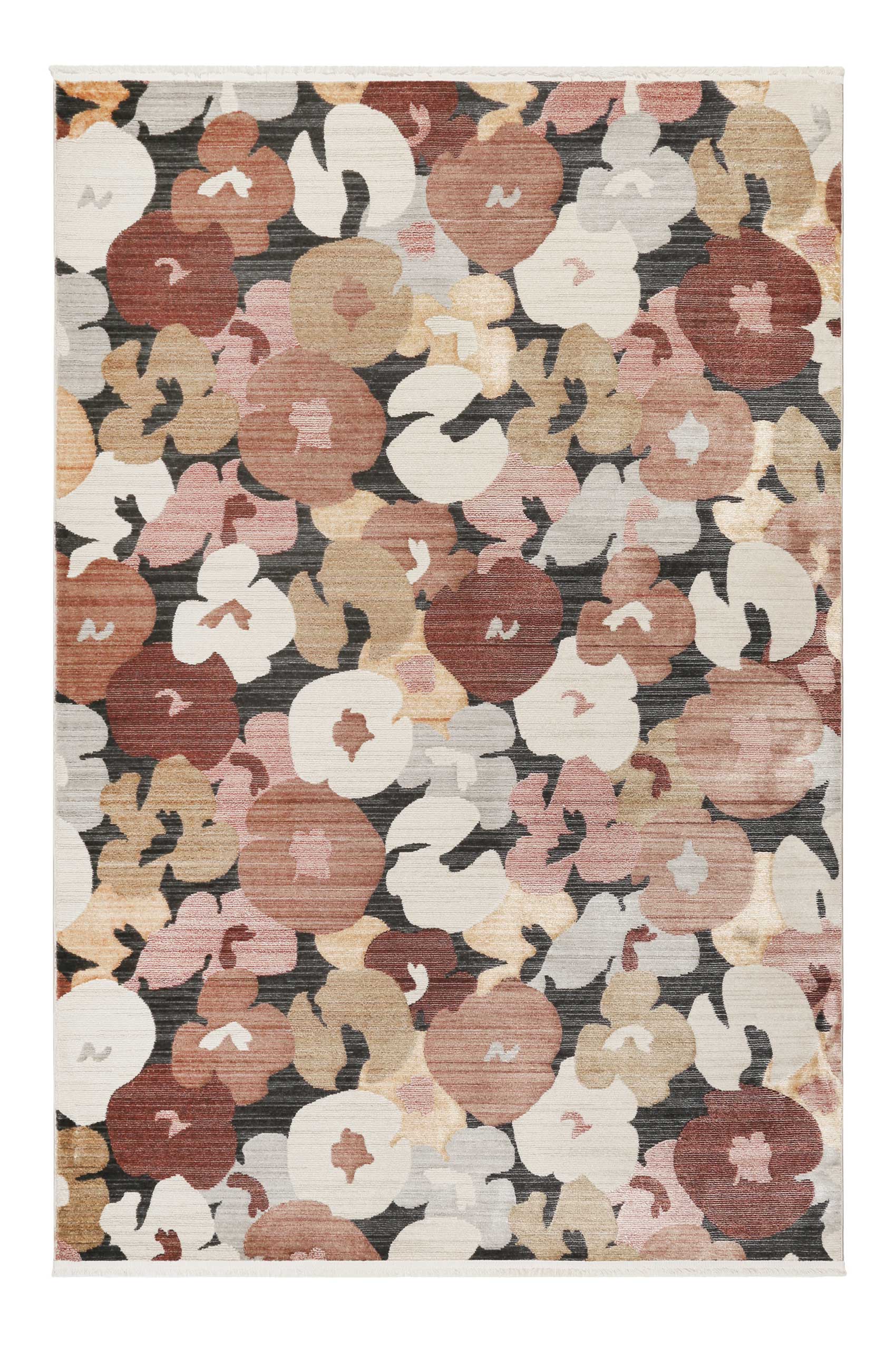 Esprit Teppich Rot Terracotta Sand Beige Grau "Agneta"