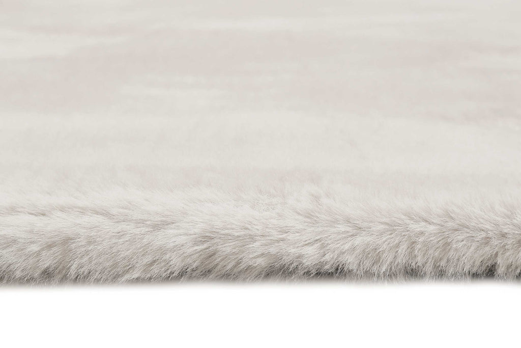 Esprit Kunstfell Teppich Greige und sehr flauschig Hochflor "Alice"