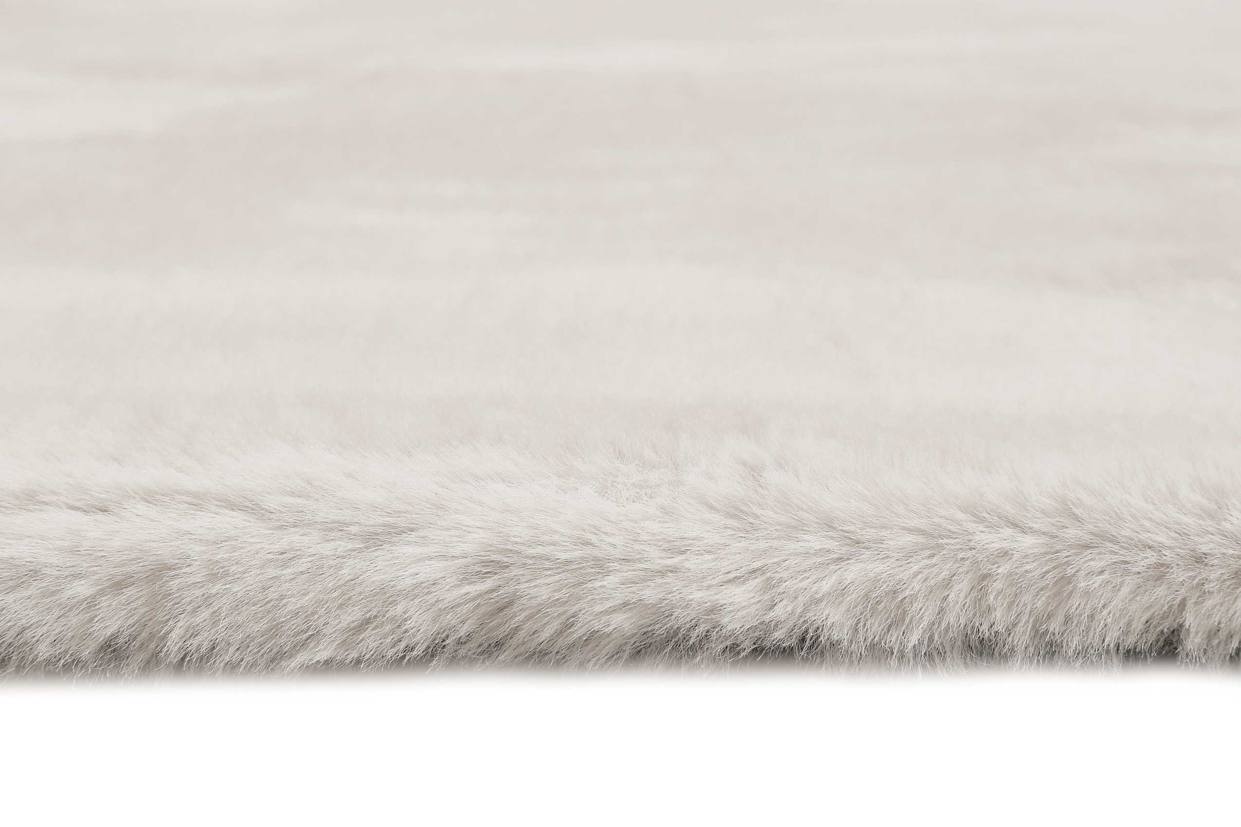 Esprit Kunstfell Teppich Greige und sehr flauschig Hochflor "Alice"
