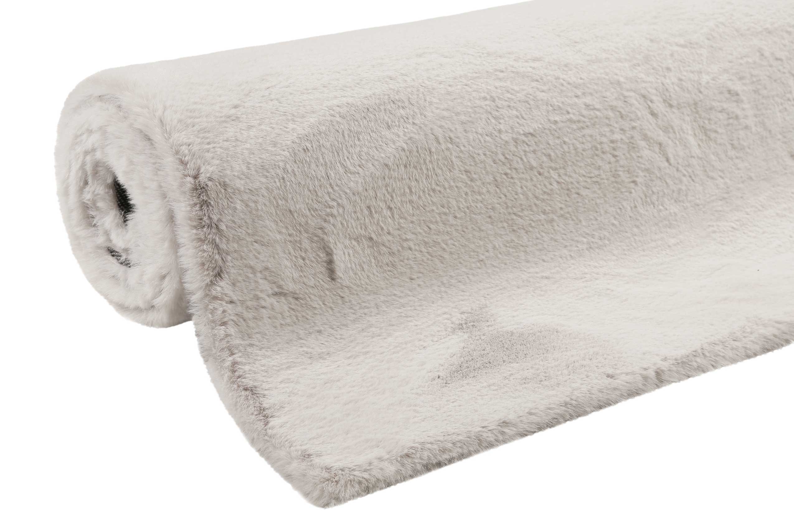 Esprit Kunstfell Teppich Greige und sehr flauschig Hochflor "Alice"