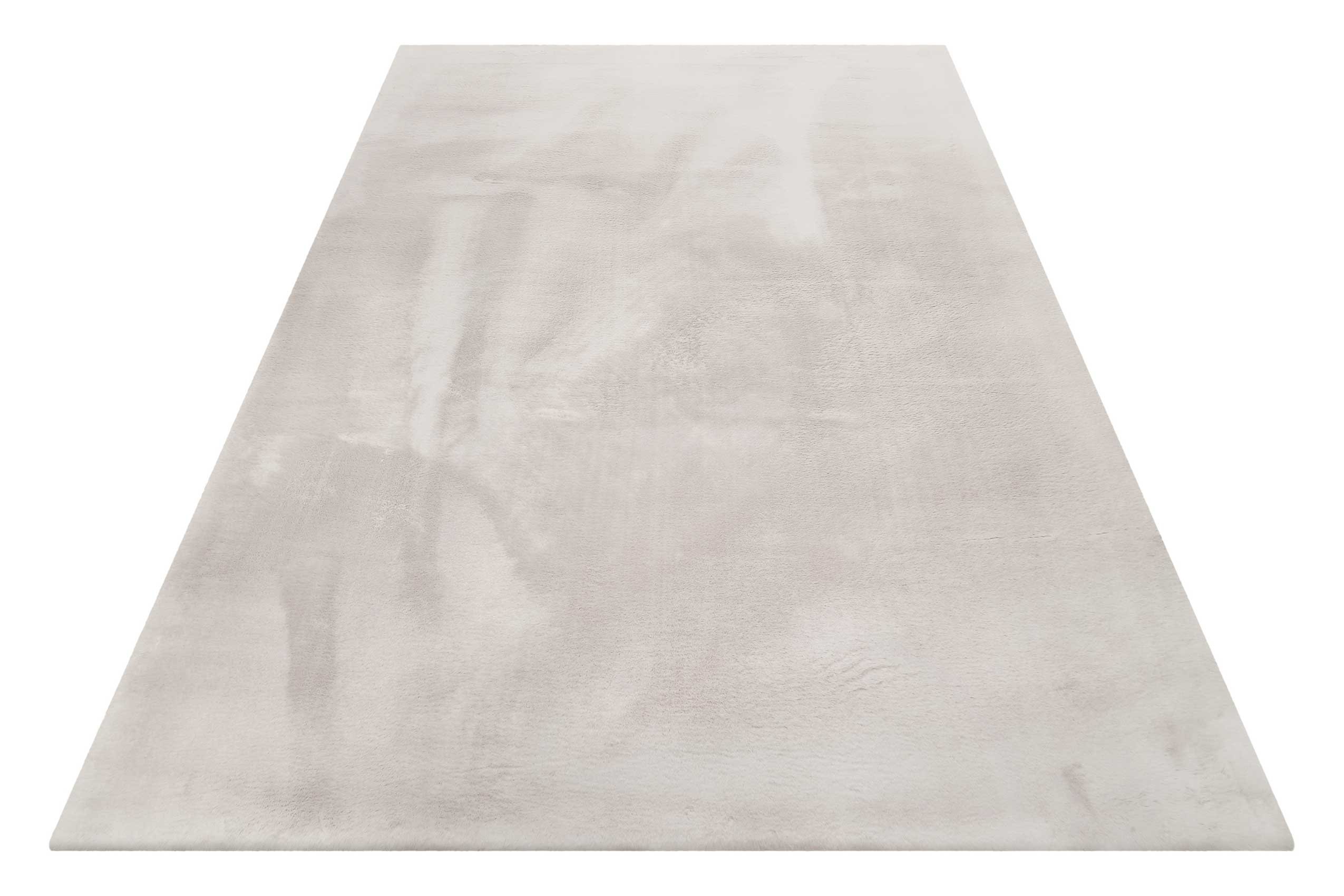 Esprit Kunstfell Teppich Greige und sehr flauschig Hochflor "Alice"