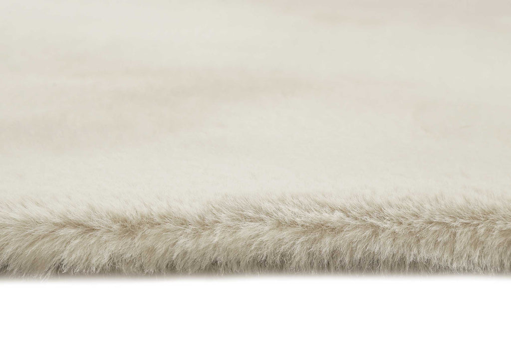 Esprit Kunstfell Teppich Creme Beige und sehr flauschig Hochflor "Alice"