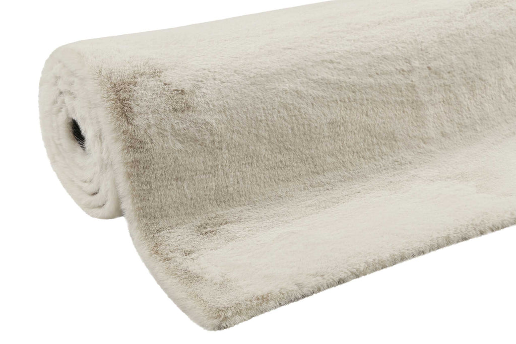 Esprit Kunstfell Teppich Creme Beige und sehr flauschig Hochflor "Alice"