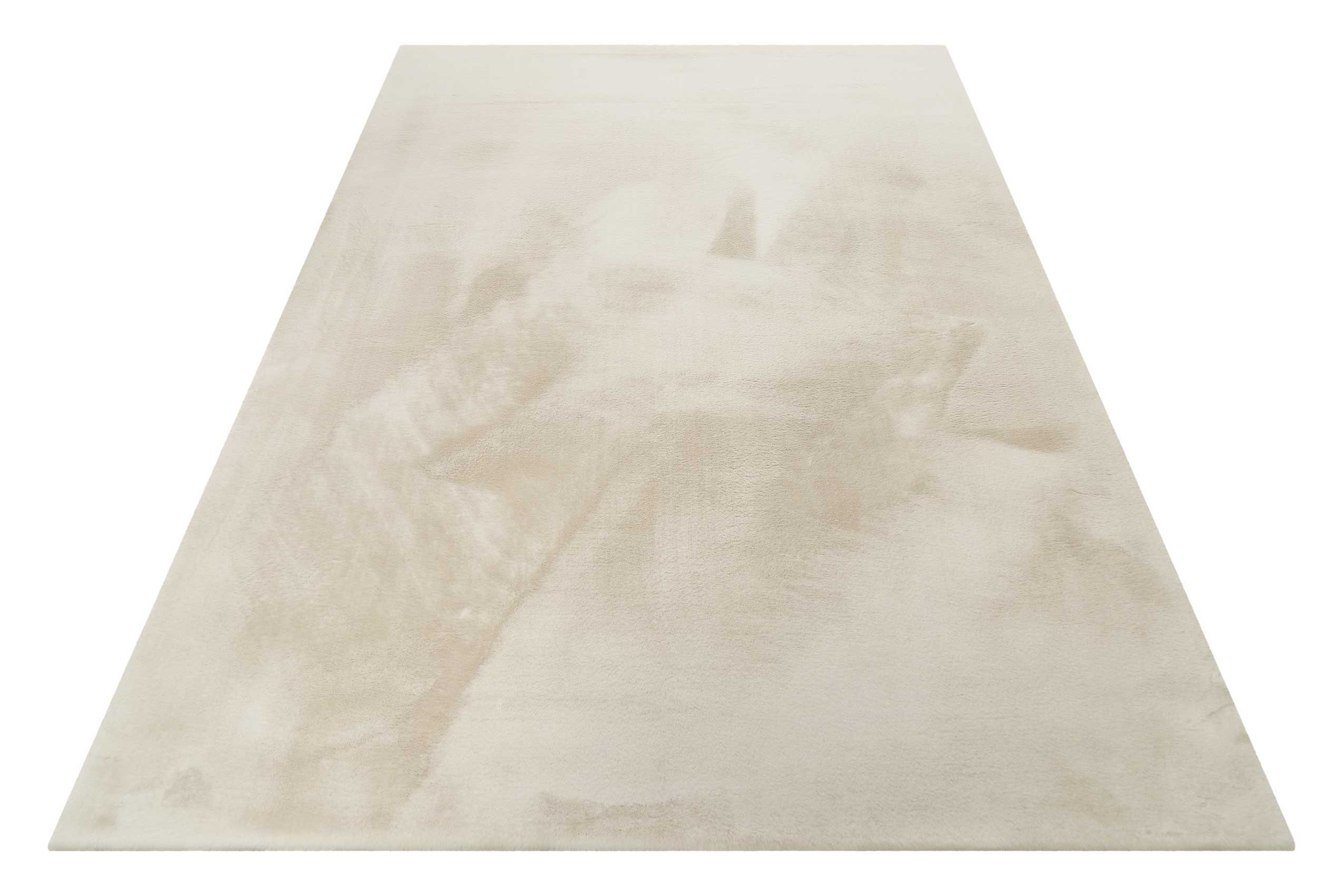 Esprit Kunstfell Teppich Creme Beige und sehr flauschig Hochflor "Alice"