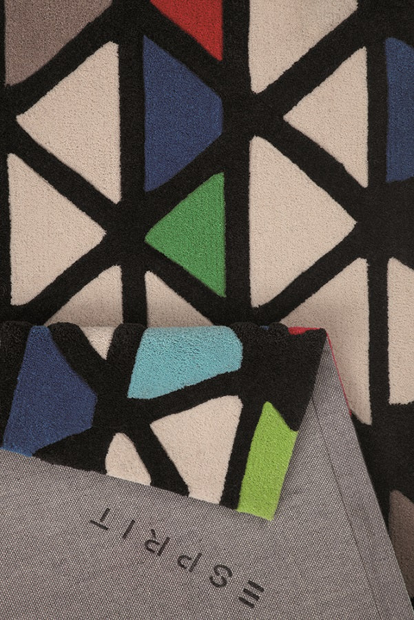 Esprit Kurzflor Teppich aus Wolle "Artisan Pop" beige multicolour