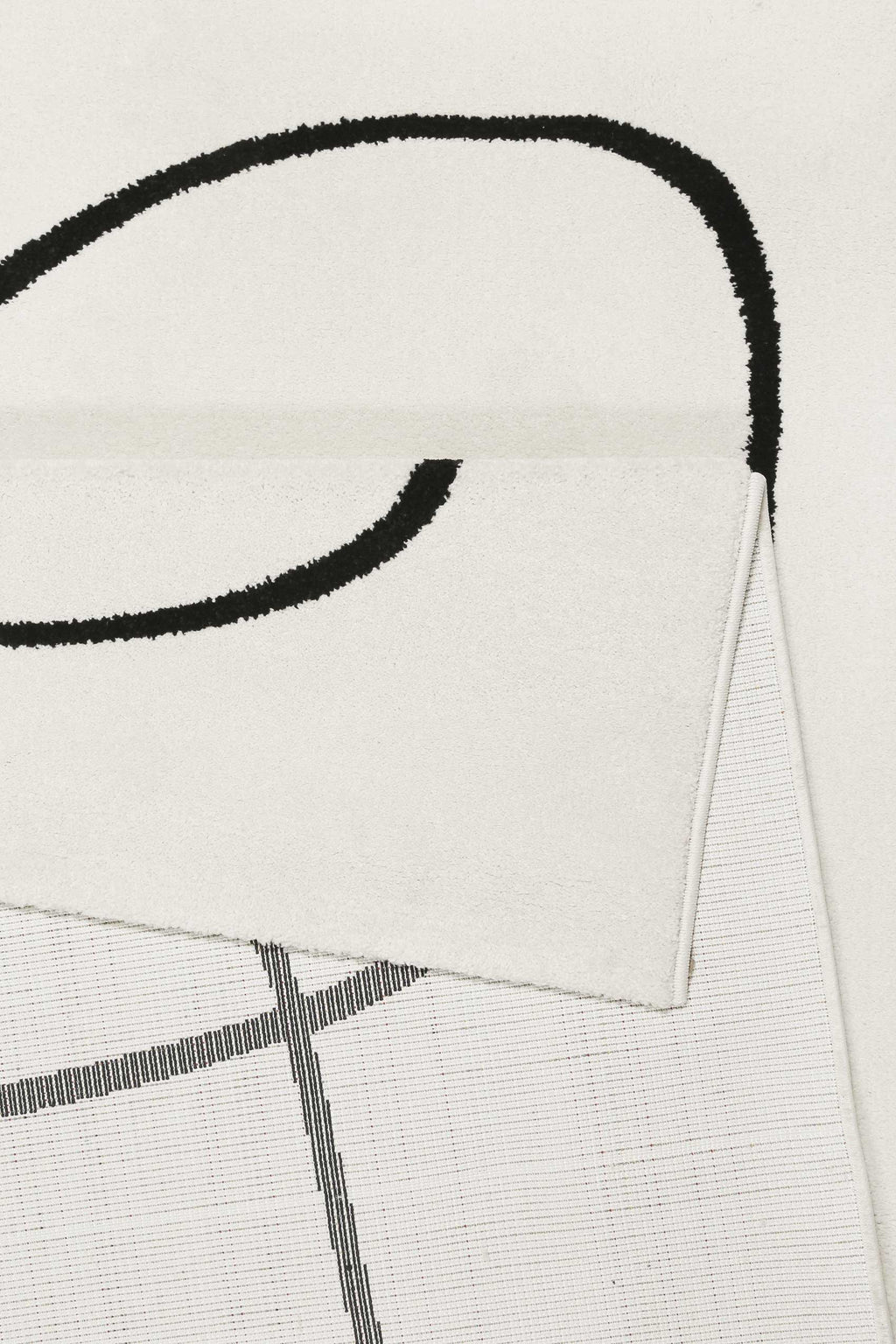 Esprit Teppich Weiß Schwarz Kurzflor "Artist"