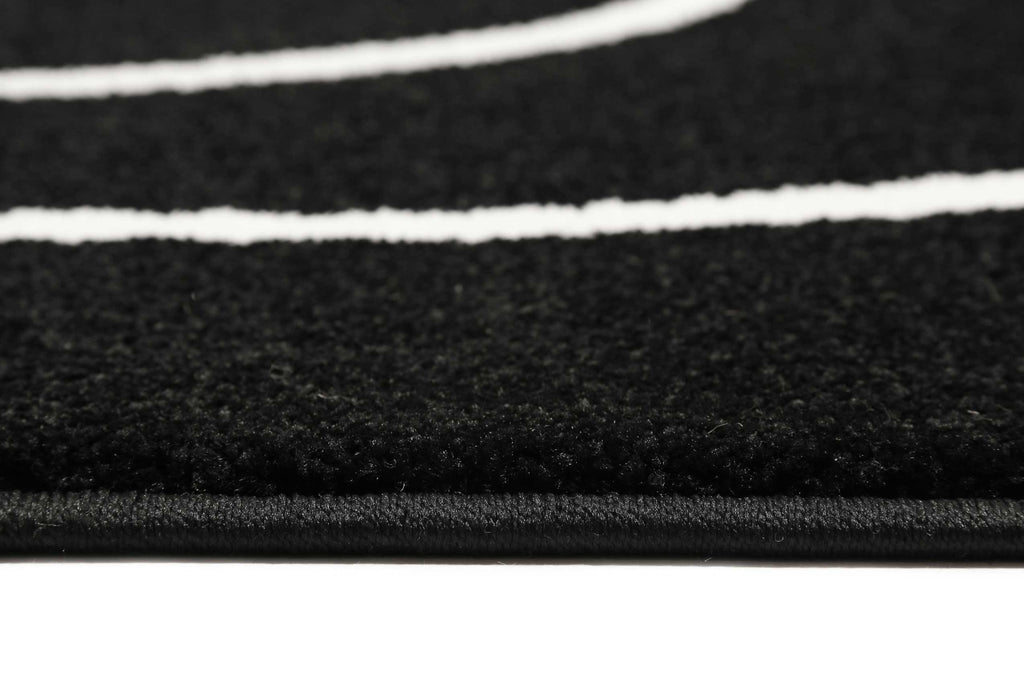 Esprit Teppich Schwarz Weiß Kurzflor "Artist"