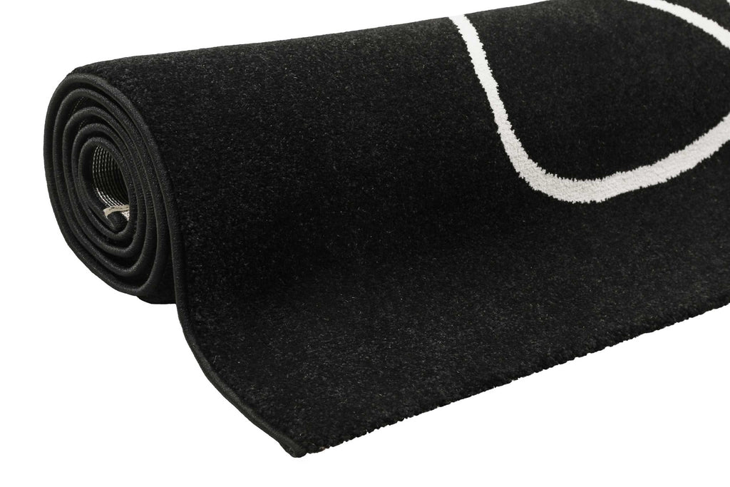 Esprit Teppich Schwarz Weiß Kurzflor "Artist"