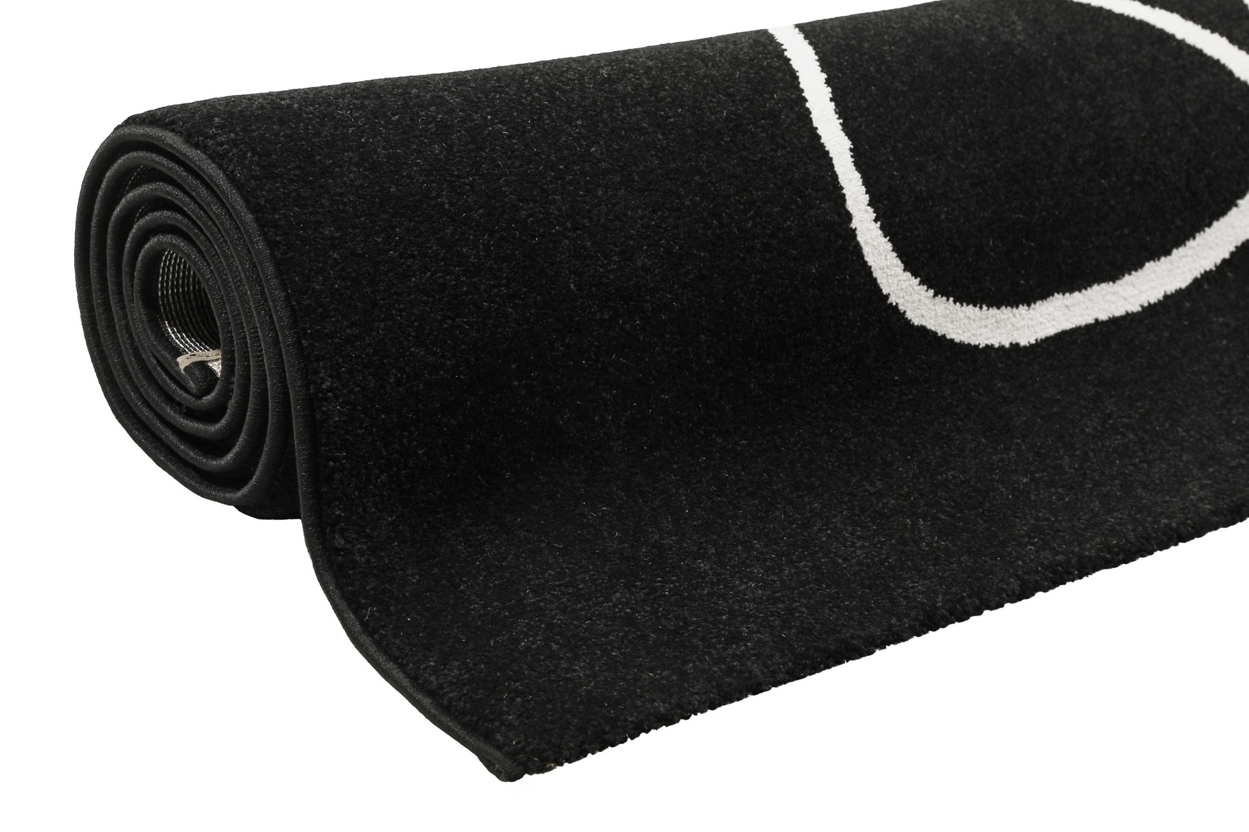 Esprit Teppich Schwarz Weiß Kurzflor "Artist"