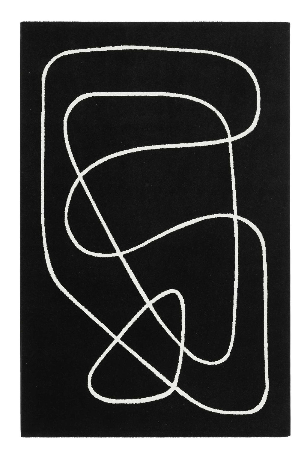 Esprit Teppich Schwarz Weiß Kurzflor "Artist"