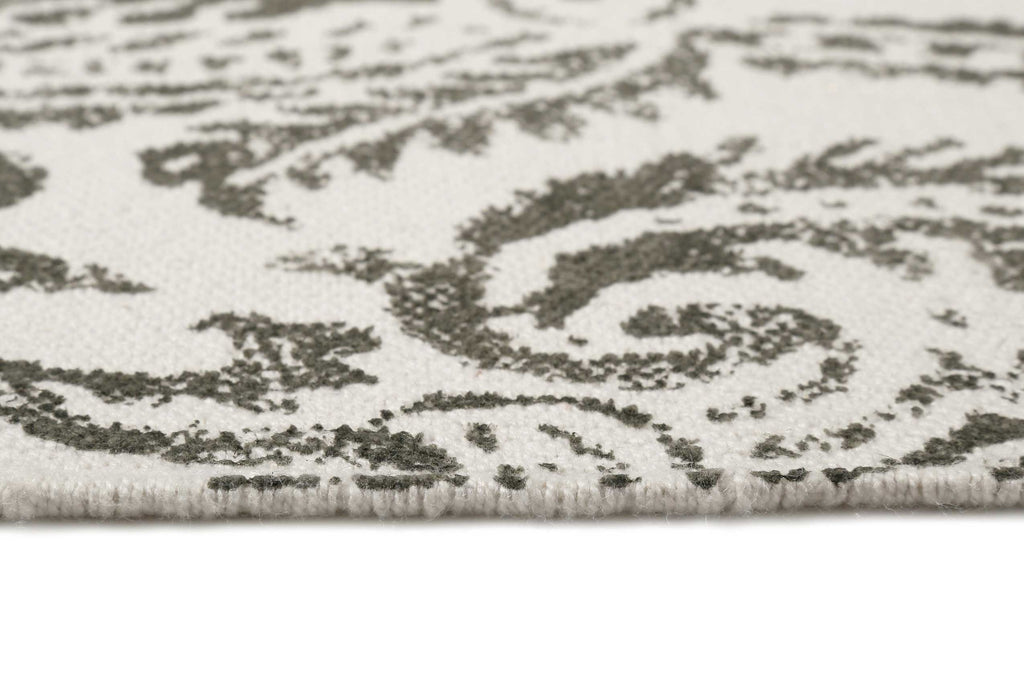 Esprit Kelim Teppich beige grau aus Baumwolle "Arvid"